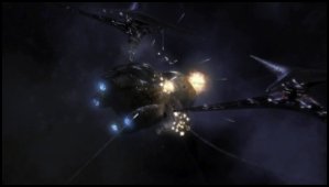 Bataille spatiale dans l'univers de Battlestar Galactica