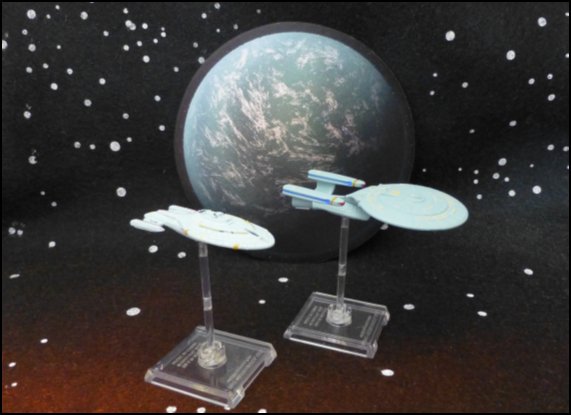U.S.S. Voyager et U.S.S. Enterprise D