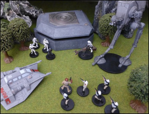 Le major Harkor mène un raid rebelle contre une installation impériale...